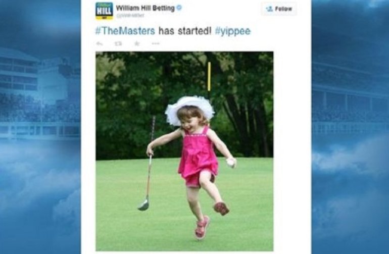 William Hill Betting Twitter TheMasters has started